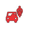 Car Shifting Icon - Axis Packers and Movers 